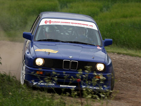 Kim Boisen og Jesper Petersen vinder Ostsee Rally 2010 generelt.